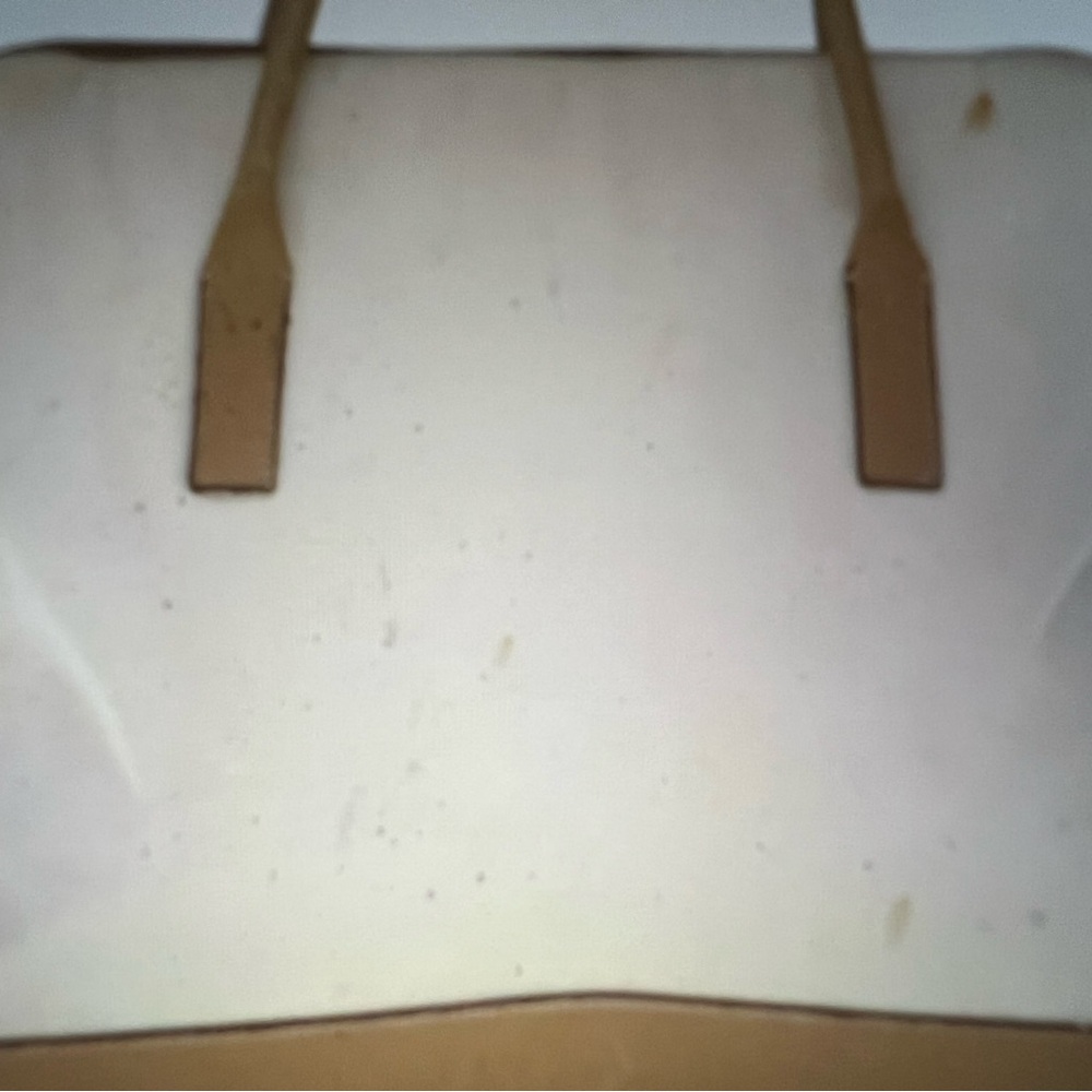 Prada Cream and Brown Shoulder Satchel Tote Bag - Picture 5 of 12